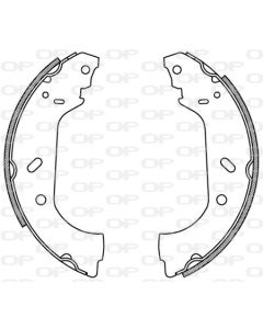 OPEN PARTS BSA215800 - Kit ganasce freno