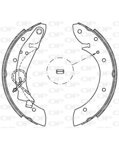 OPEN PARTS BSA216000 - Kit ganasce freno