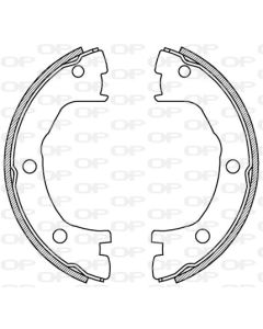 OPEN PARTS BSA219400 - Kit ganasce freno