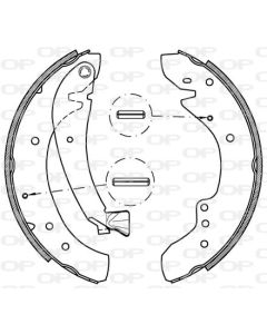 OPEN PARTS BSA220000 - Kit ganasce freno