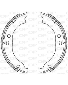 OPEN PARTS BSA222100 - Kit ganasce freno