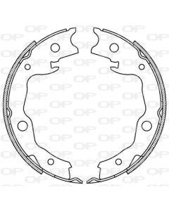 OPEN PARTS BSA222300 - Kit ganasce freno