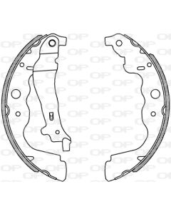 OPEN PARTS BSA222900 - Kit ganasce freno
