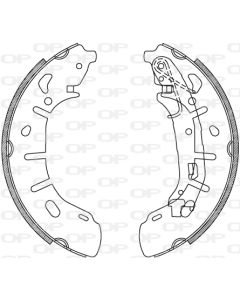 OPEN PARTS BSA224000 - Kit ganasce freno