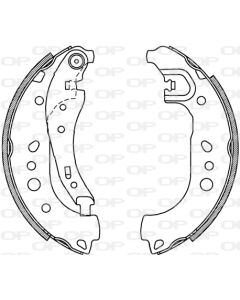 OPEN PARTS BSA225800 - Kit ganasce freno