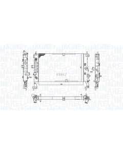 MAGNETI MARELLI 350213972000 - Radiatore, Raffreddamento motore