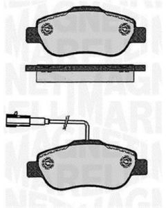MAGNETI MARELLI 363700423107 - Kit pastiglie freno, Freno a disco