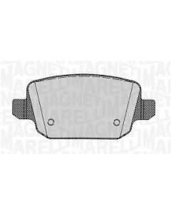MAGNETI MARELLI 363700424075 - Kit pastiglie freno, Freno a disco