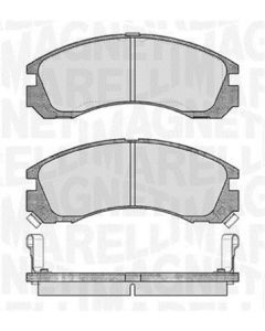 MAGNETI MARELLI 363700454017 - Kit pastiglie freno, Freno a disco