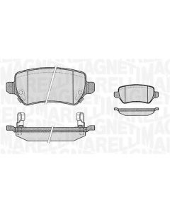 MAGNETI MARELLI 363700459038 - Kit pastiglie freno, Freno a disco