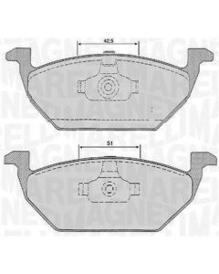 MAGNETI MARELLI 363700485041 - Kit pastiglie freno, Freno a disco