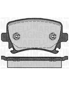 MAGNETI MARELLI 363700485073 - Kit pastiglie freno, Freno a disco
