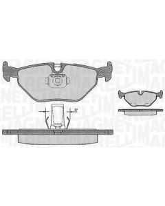 MAGNETI MARELLI 363916060158 - Kit pastiglie freno, Freno a disco
