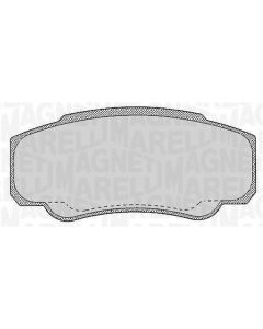 MAGNETI MARELLI 363916060188 - Kit pastiglie freno, Freno a disco