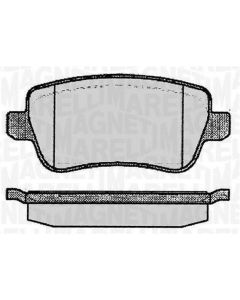 MAGNETI MARELLI 363916060225 - Kit pastiglie freno, Freno a disco
