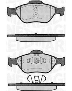 MAGNETI MARELLI 363916060252 - Kit pastiglie freno, Freno a disco