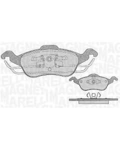 MAGNETI MARELLI 363916060255 - Kit pastiglie freno, Freno a disco