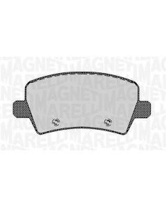 MAGNETI MARELLI 363916060264 - Kit pastiglie freno, Freno a disco