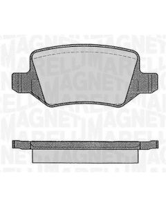 MAGNETI MARELLI 363916060308 - Kit pastiglie freno, Freno a disco