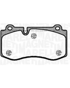 MAGNETI MARELLI 363916060317 - Kit pastiglie freno, Freno a disco