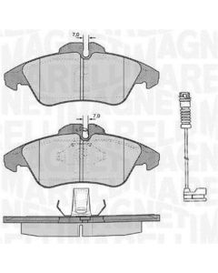 MAGNETI MARELLI 363916060321 - Kit pastiglie freno, Freno a disco