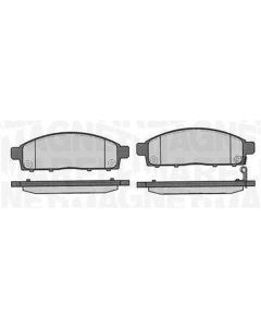 MAGNETI MARELLI 363916060337 - Kit pastiglie freno, Freno a disco