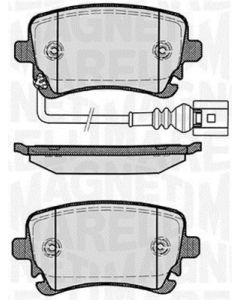 MAGNETI MARELLI 363916060412 - Kit pastiglie freno, Freno a disco