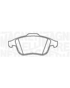 MAGNETI MARELLI 363916060426 - Kit pastiglie freno, Freno a disco