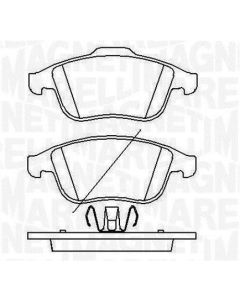 MAGNETI MARELLI 363916060429 - Kit pastiglie freno, Freno a disco