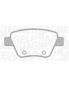 MAGNETI MARELLI 363916060441 - Kit pastiglie freno, Freno a disco