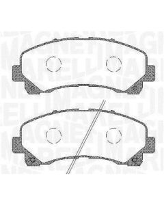 MAGNETI MARELLI 363916060449 - Kit pastiglie freno, Freno a disco