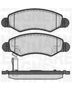 MAGNETI MARELLI 363916060450 - Kit pastiglie freno, Freno a disco