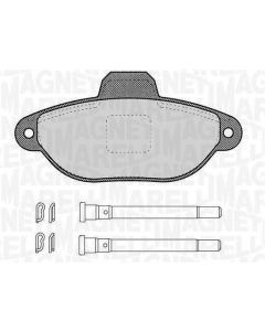MAGNETI MARELLI 363916060456 - Kit pastiglie freno, Freno a disco
