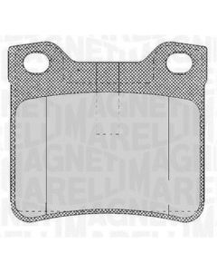 MAGNETI MARELLI 363916060482 - Kit pastiglie freno, Freno a disco