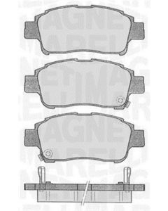 MAGNETI MARELLI 363916060533 - Kit pastiglie freno, Freno a disco