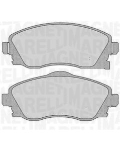 MAGNETI MARELLI 363916060551 - Kit pastiglie freno, Freno a disco