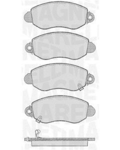 MAGNETI MARELLI 363916060556 - Kit pastiglie freno, Freno a disco