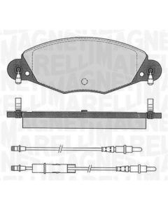 MAGNETI MARELLI 363916060564 - Kit pastiglie freno, Freno a disco