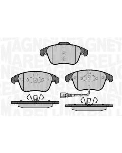 MAGNETI MARELLI 363916060659 - Kit pastiglie freno, Freno a disco