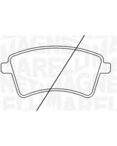 MAGNETI MARELLI 363916060662 - Kit pastiglie freno, Freno a disco