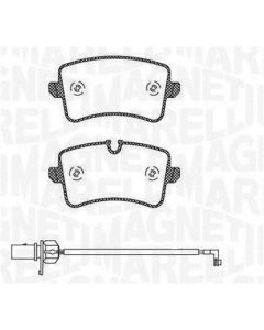 MAGNETI MARELLI 363916060676 - Kit pastiglie freno, Freno a disco