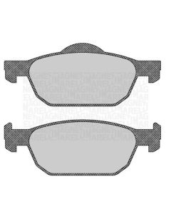 MAGNETI MARELLI 363916060706 - Kit pastiglie freno, Freno a disco