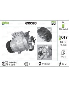 VALEO 699383 - Compressore, Climatizzatore