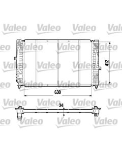 VALEO 731755 - Radiatore, Raffreddamento motore