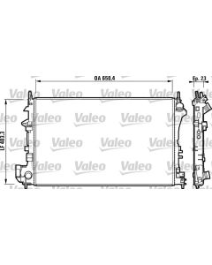 VALEO 732879 - Radiatore, Raffreddamento motore