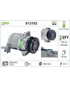 VALEO 813102 - Compressore, Climatizzatore
