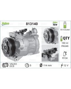 VALEO 813140 - Compressore, Climatizzatore