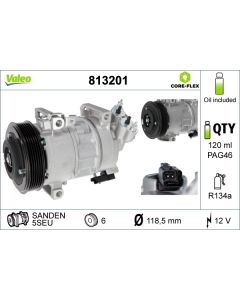 VALEO 813201 - Compressore, Climatizzatore