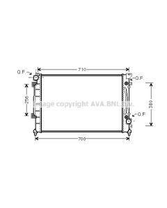 AVA QUALITY COOLING AIA2157 - Radiatore, Raffreddamento motore