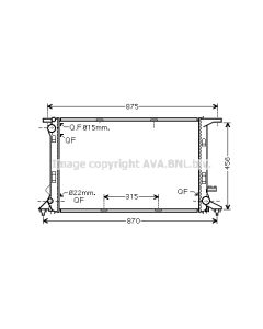 AVA QUALITY COOLING AIA2290 - Radiatore, Raffreddamento motore